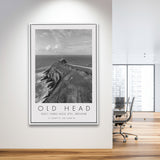 Old Head Golf Links, 4th Hole, Ireland, Golf Art Print, Floating Frame, Framed Canvas Print Wall Art