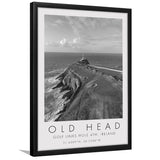 Old Head Golf Links, 4th Hole, Ireland, Golf Art, Gift for him, Framed Art Print Wall Decor