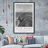 Old Head Golf Links, 4th Hole, Ireland, Golf Art, Gift for him, Framed Art Print Wall Decor