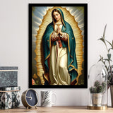 Our Lady Of Guadalupe Art, Virgin Mary Of Guadalupe,Modern , Religious Art,Framed Art Prints Wall Decor, Picture Framed