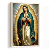 Our Lady Of Guadalupe Art, Virgin Mary Of GuadalupeFramed Canvas Prints Wall Art Decor, Floating Frame