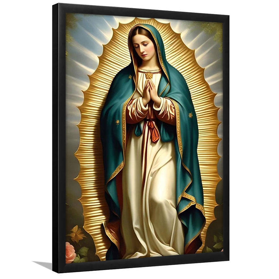 Our Lady Of Guadalupe Art, Virgin Mary Of Guadalupe,Modern , Religious Art,Framed Art Prints Wall Decor, Picture Framed