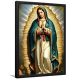 Our Lady Of Guadalupe Art, Virgin Mary Of Guadalupe,Modern , Religious Art,Framed Art Prints Wall Decor, Picture Framed