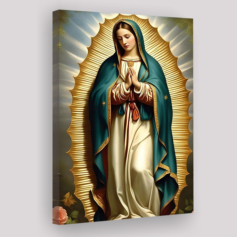 Our Lady Of Guadalupe Art, Virgin Mary Of Guadalupe,Modern Canvas, Religious Art, Canvas Painting, Canvas Print Wall Art Decor
