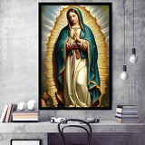 Our Lady Of Guadalupe Art, Virgin Mary Of Guadalupe,Modern , Religious Art,Framed Art Prints Wall Decor, Picture Framed