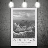 Overview Old Head Golf Links , Ireland, Golf Art Print, Gift for him, Canvas Print Wall Art