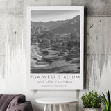 PGA WEST Stadium Course. Hole 16, California, Golf Art Print, Gift for him, Canvas Print Wall Art