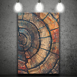 Painting A Close-Up Of An Old Half Of Tree, Canvas Painting, Canvas Print Wall Art Decor