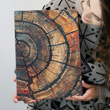 Painting A Close-Up Of An Old Half Of Tree, Canvas Painting, Canvas Print Wall Art Decor