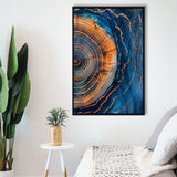 Painting A Close-Up Of An Old  Tree Art,Framed Canvas Prints Wall Art Decor, Floating Frame