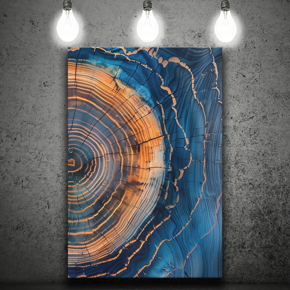 Painting A Close-Up Of An Old  Tree Art, Canvas Painting, Canvas Print Wall Art Decor