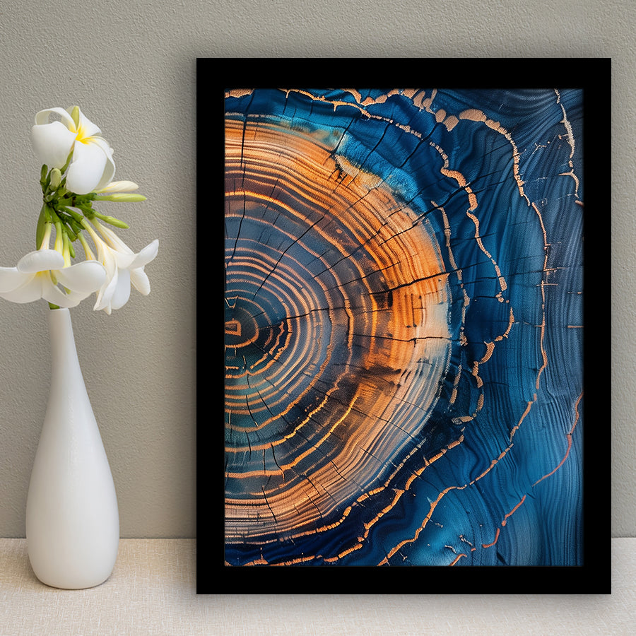 Painting A Close-Up Of An Old Tree Art,Framed Art Prints Wall Decor, Picture Framed