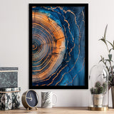 Painting A Close-Up Of An Old Tree Art,Framed Art Prints Wall Decor, Picture Framed