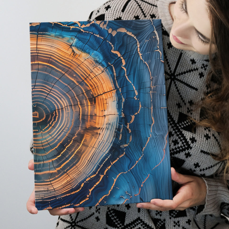 Painting A Close-Up Of An Old  Tree Art, Canvas Painting, Canvas Print Wall Art Decor