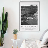 Payne's Valley, Hole 18th, Missouri, Golf Art Print, Floating Frame, Framed Canvas Print Wall Art