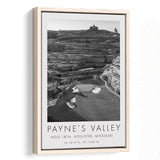 Payne's Valley, Hole 18th, Missouri, Golf Art Print, Floating Frame, Framed Canvas Print Wall Art