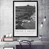 Payne's Valley, Hole 18th, Missouri, Golf Art, Gift for him, Framed Art Print Wall Decor