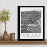 Payne's Valley, Hole 18th, Missouri, Golf Art Print, Floating Frame, Framed Canvas Print Wall Art