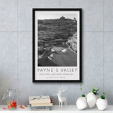 Payne's Valley, Hole 18th, Missouri, Golf Art Print, Floating Frame, Framed Canvas Print Wall Art