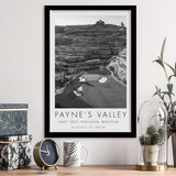 Payne's Valley, Hole 18th, Missouri, Golf Art, Gift for him, Framed Art Print Wall Decor