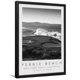 Pebble Beach Golf Links 07, California, Golf Art, Gift for him, Framed Art Print Wall Decor