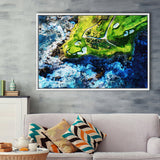 Pebble Beach Golf Links 7Th Hole, Watercolor Painting, Golf Art Print, Gift for him, Framed Canvas Prints Wall Art