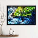 Pebble Beach Golf Links 7Th Hole, Watercolor Painting, Golf Art Print, Gift for him, Framed Canvas Prints Wall Art