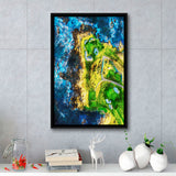 Pebble Beach Golf Links, 7th Hole, Watercolor Painting V2, Golf Art Print, Framed Canvas Print Wall Art