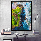Pebble Beach Golf Links, 7th Hole, Watercolor Painting, Golf Art, Gift for him, Framed Art Print Wall Decor