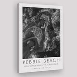 Pebble Beach Golf Links 7th Over View, Pebble Beach, California, Golf Art Print, Gift for him, Canvas Print Wall Art