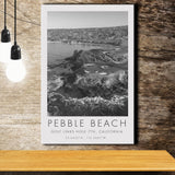 Pebble Beach Golf Links 7th, Pebble Beach, California, Golf Art Print, Gift for him, Canvas Print Wall Art