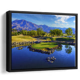 Pga West Stadium Course Painting, Hole 17At Califorlia, Golf Art Print, Gift for him, Framed Canvas Prints Wall Art