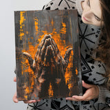 Praying Hands Unique Painting V1, Canvas Painting, Canvas Prints Wall Art Decor