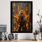 Praying Hands Unique Painting V1, Framed Art Print Wall Decor, Framed Picture
