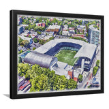 Providence Park Stadium WaterColor Framed Art Prints, Portland Oregon Watercolor, Stadium Art Gifts