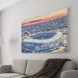 RFK Stadium WaterColor Canvas Prints, Washington, D.C. Watercolor, Stadium Art Gifts