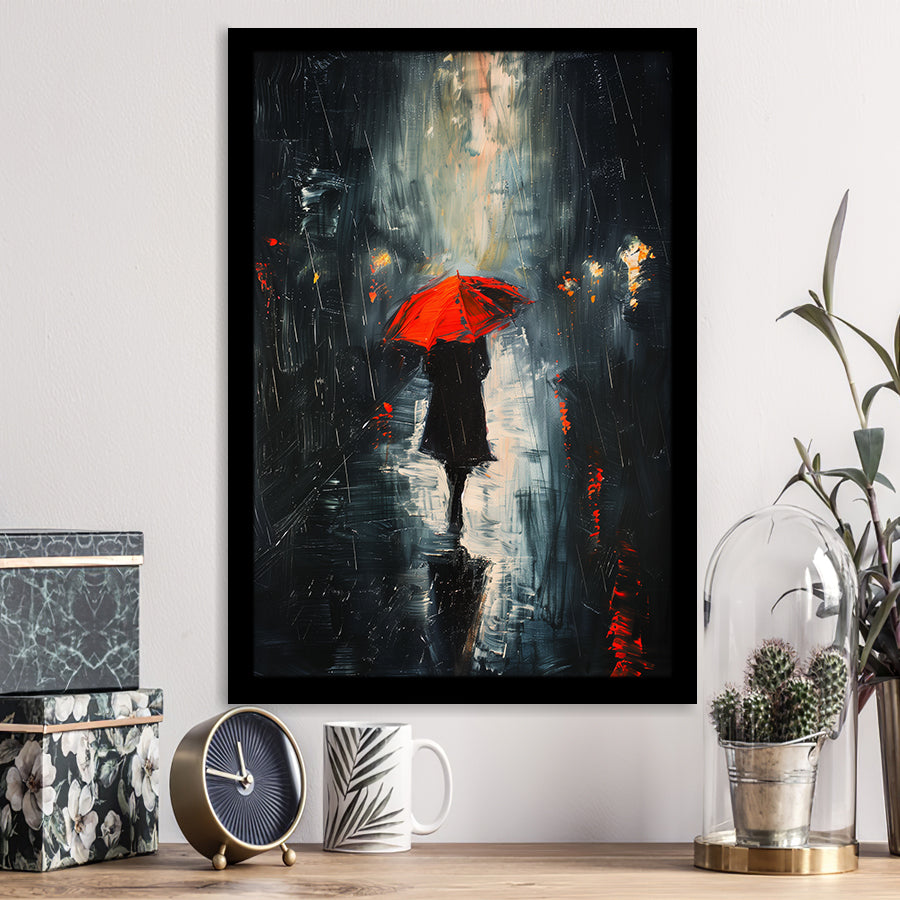 Rain Cloud Oil Paintingvintage Dark Academia,Framed Art Prints Wall Decor, Picture Framed