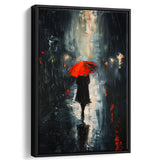 Rain Cloud Oil Paintingvintage Dark Academia,Framed Canvas Prints Wall Art Decor, Floating Frame