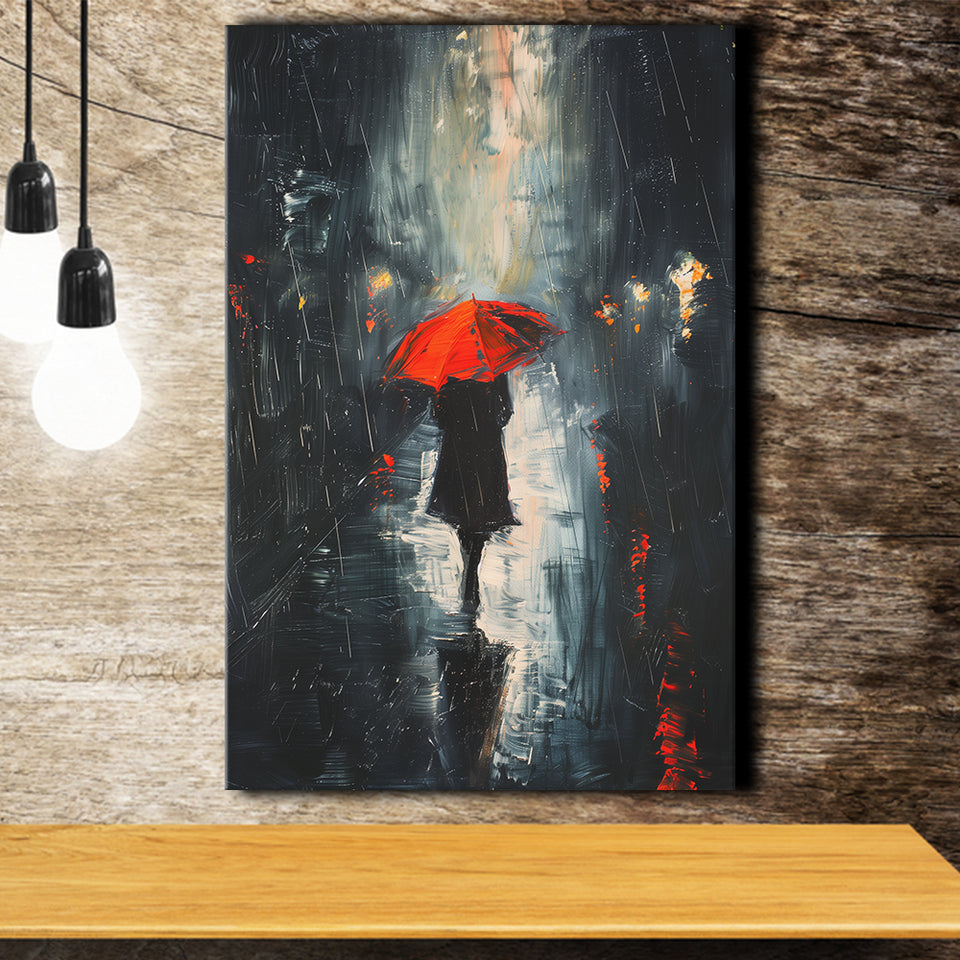 Rain Cloud Oil Paintingvintage Dark Academia, Canvas Painting, Canvas Print Wall Art Decor