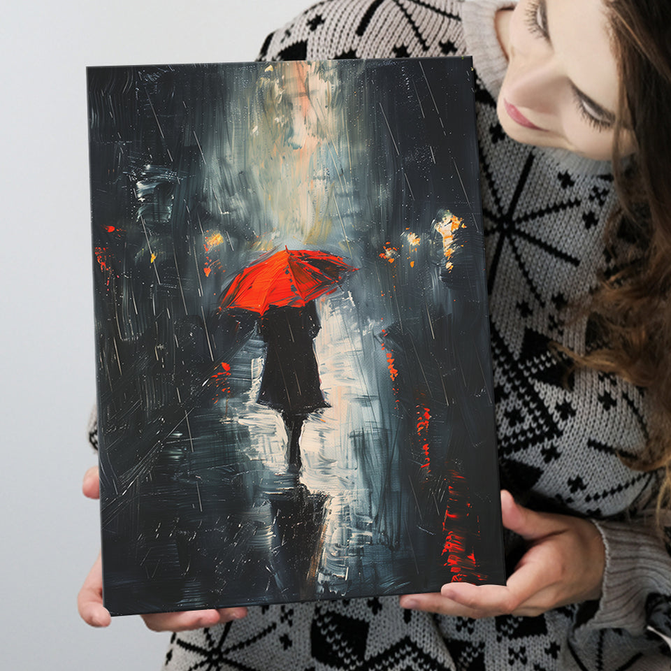 Rain Cloud Oil Paintingvintage Dark Academia, Canvas Painting, Canvas Print Wall Art Decor