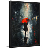 Rain Cloud Oil Paintingvintage Dark Academia,Framed Art Prints Wall Decor, Picture Framed