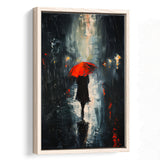 Rain Cloud Oil Paintingvintage Dark Academia,Framed Canvas Prints Wall Art Decor, Floating Frame