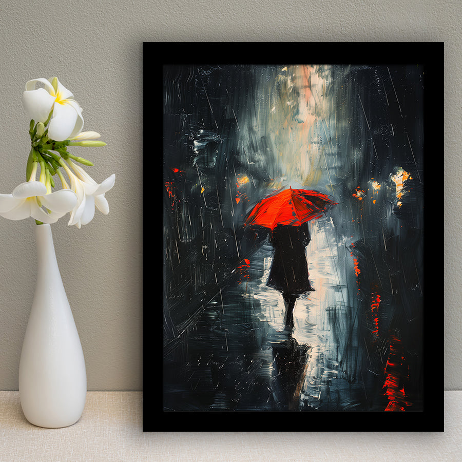Rain Cloud Oil Paintingvintage Dark Academia,Framed Art Prints Wall Decor, Picture Framed