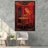 Remedios Varo Born Again Canvas Art,Remedios Varo Fine Print,Framed Canvas Prints Wall Art Decor, Floating Frame