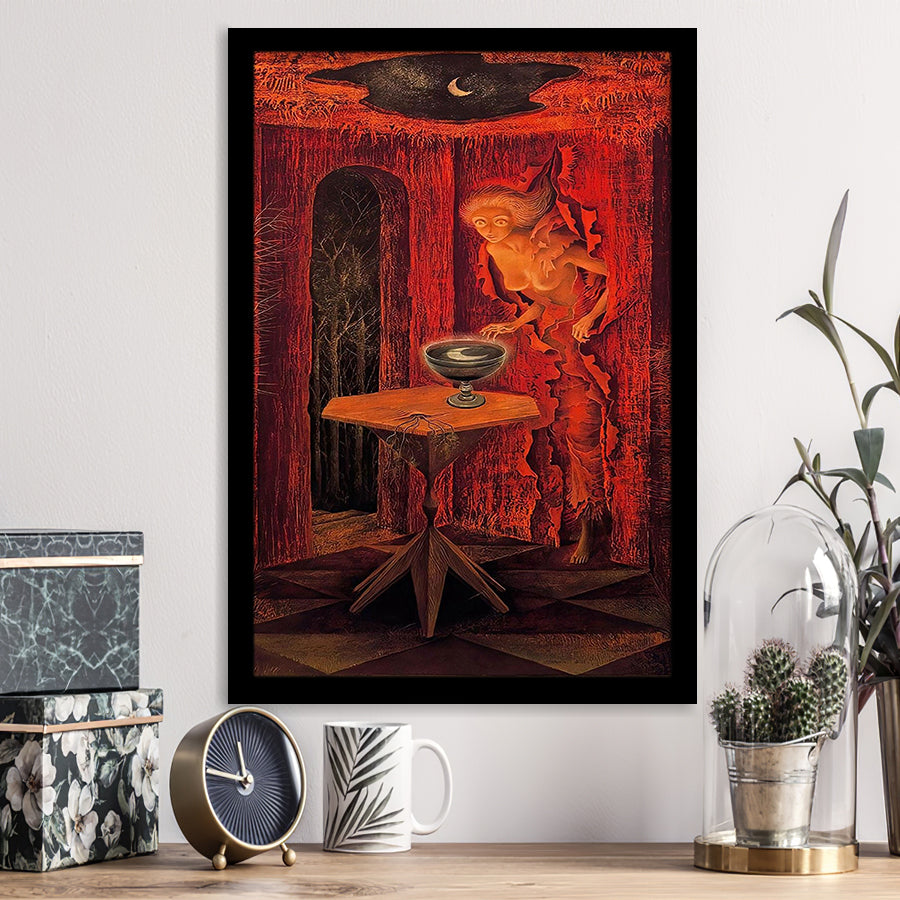 Remedios Varo Born Again Art,Remedios Varo Fine Print,Vintage Art Prints,Framed Art Prints Wall Decor, Picture Framed