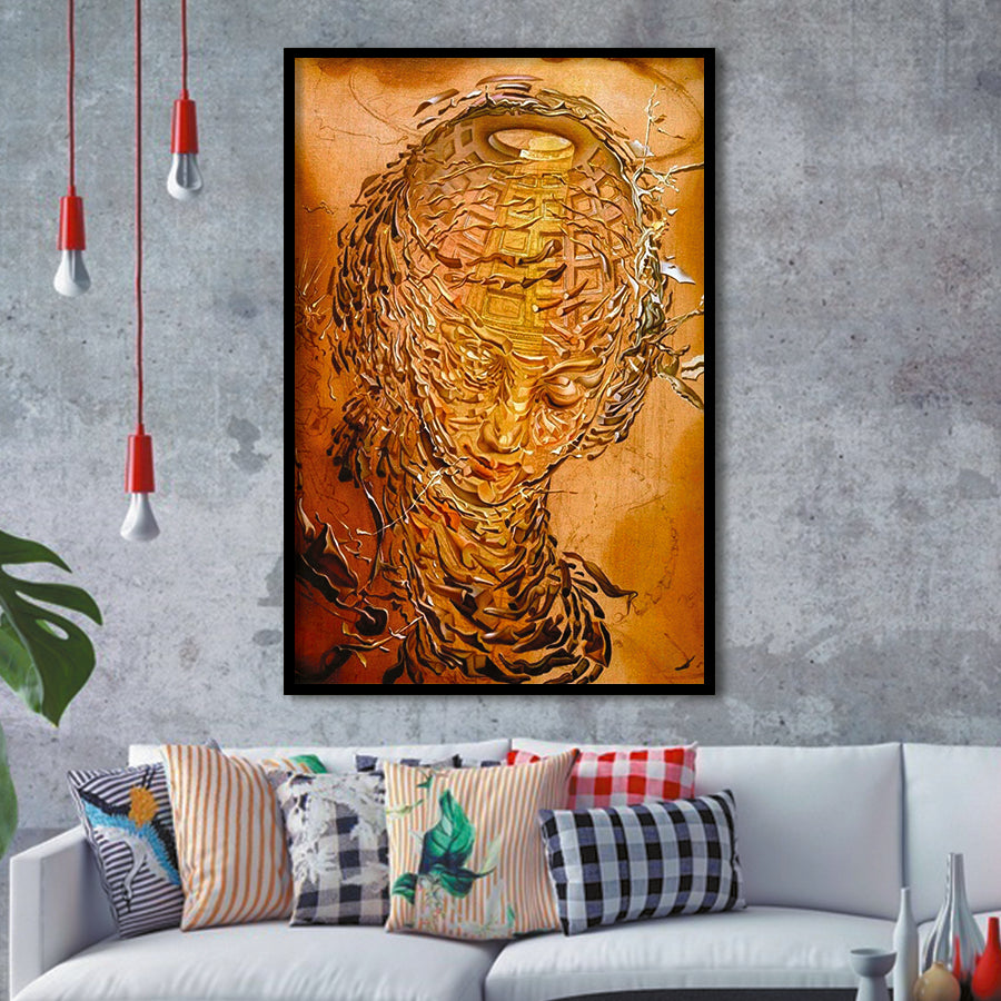 Salvador Dali Exhibition,Salvador Dali Print, Salvador Dali Wall Pop Art,Framed Art Prints Wall Decor, Picture Framed