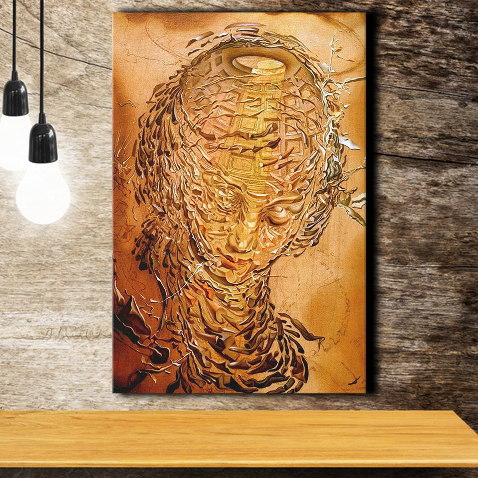 Salvador Dali Exhibition Poster,Salvador Dali Canvas Print, Salvador Dali Wall Pop Art, Canvas Painting, Canvas Print Wall Art Decor