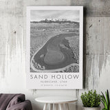 Sand Hollow Golf Course, Hole 4, Utah, Golf Art Print, Gift for him, Canvas Print Wall Art