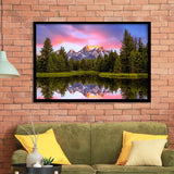 Schwabacher'S Landing At Sunrise Resize, Framed Art Print Wall Decor, Framed Picture