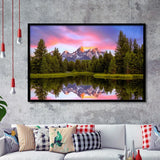 Schwabacher'S Landing At Sunrise Resize, Framed Art Print Wall Decor, Framed Picture